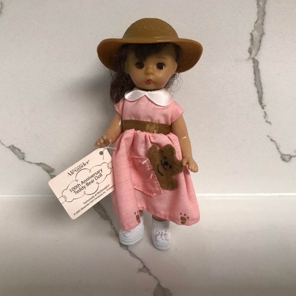 Madame Alexander McDonalds Collectible Teddy Bear Doll # 5 Vintage 2002